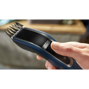 Philips - Tondeuse à Cheveux Sans-Fil avec 28 Réglages de Longeur, Bleu - Simple Boutique