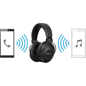 Pioneer S9 SEMS9BNB Écouteur sur l' Oreille à Réduction de Bruit Sans Fil Bluetooth Noir - Simple Boutique