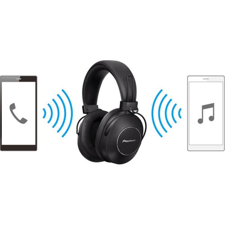 Pioneer S9 SEMS9BNB Écouteur sur l' Oreille à Réduction de Bruit Sans Fil Bluetooth Noir - Simple Boutique