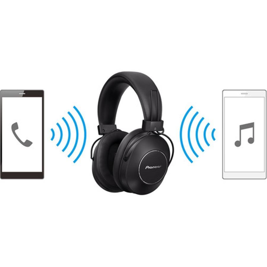Pioneer S9 SEMS9BNB Écouteur sur l' Oreille à Réduction de Bruit Sans Fil Bluetooth Noir - Simple Boutique