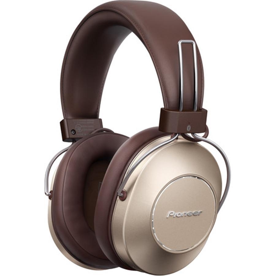 Pioneer S9 SEMS9BNG Écouteur sur l' Oreille à Réduction de Bruit Sans Fil Bluetooth Brun et Or - Simple Boutique