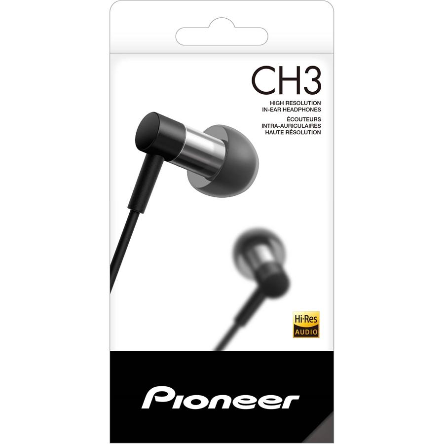 Pioneer SE-CH3T-B Écouteurs Intra-Auriculaire, Certifié Haute Résolution avec Télécommande et Microphone, Black - Simple Boutique
