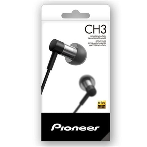 Pioneer SE-CH3T-B Ecouteurs Intra-Auriculaire Haute-Résolution Noir
