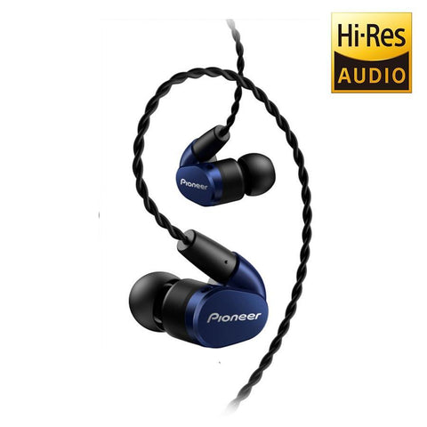 Pioneer SE-CH5T-L Écouteurs Intra-Auriculaire, Certifié Haute Résolution, Bleu