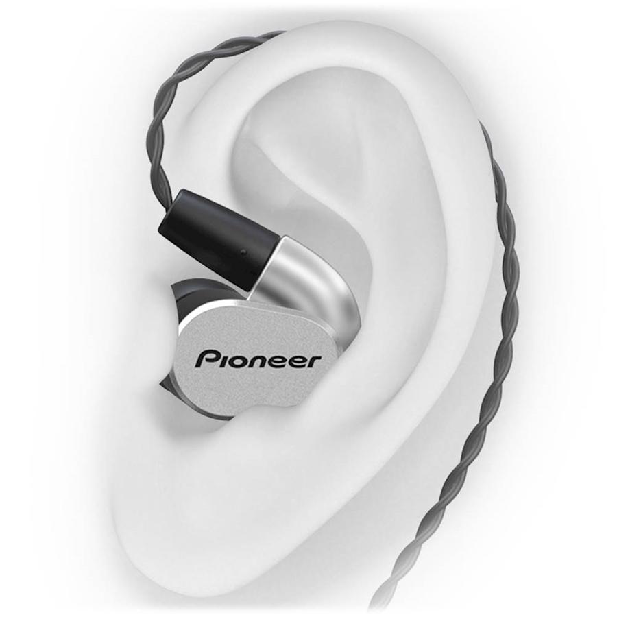 Pioneer SE-CH5T-S Écouteurs Intra-Auriculaire, Certifié Haute Résolution, Argenté - Simple Boutique