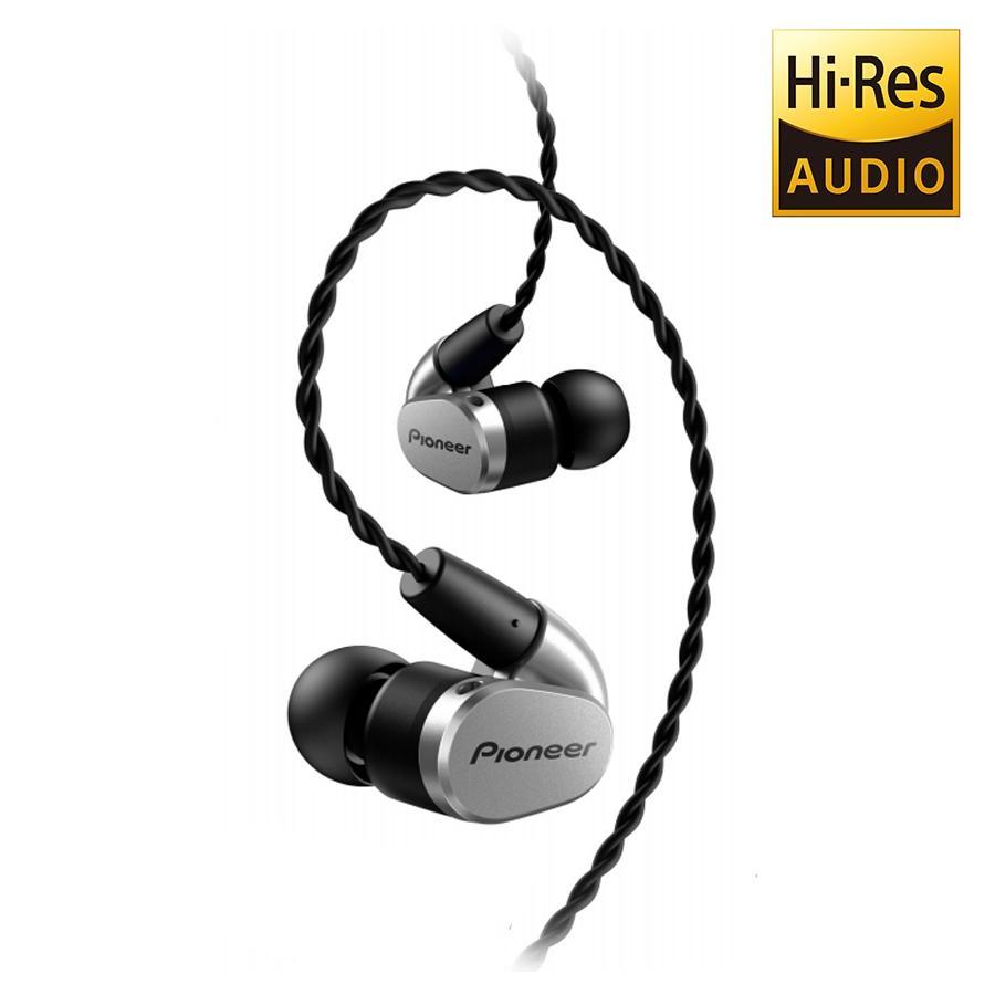 Pioneer SE-CH5T-S Écouteurs Intra-Auriculaire, Certifié Haute Résolution, Argenté - Simple Boutique