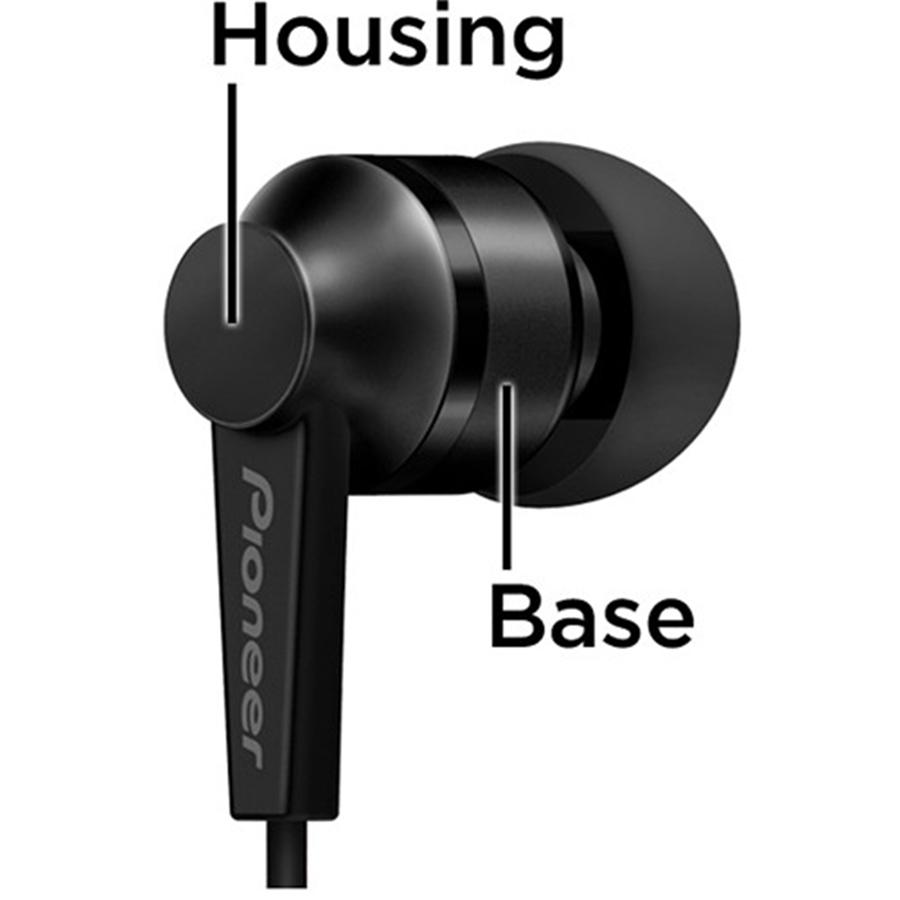 Pioneer SEC7BTB Écouteurs Intra-Auriculaire Bluetooth avc Miro Noir - Simple Boutique