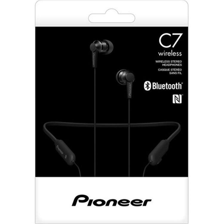 Pioneer SEC7BTB Écouteurs Intra-Auriculaire Bluetooth avc Miro Noir - Simple Boutique