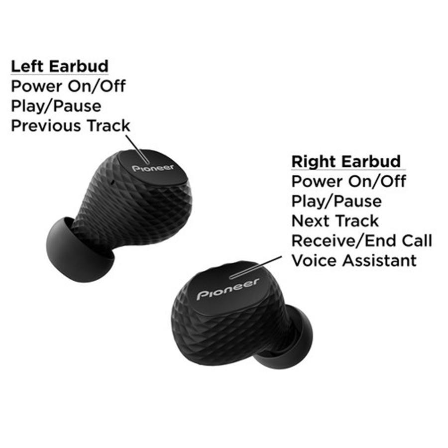 Pioneer SEC8TWB Écouteurs Sans Fil Intra-Auriculaire Bluetooth Noir - Simple Boutique
