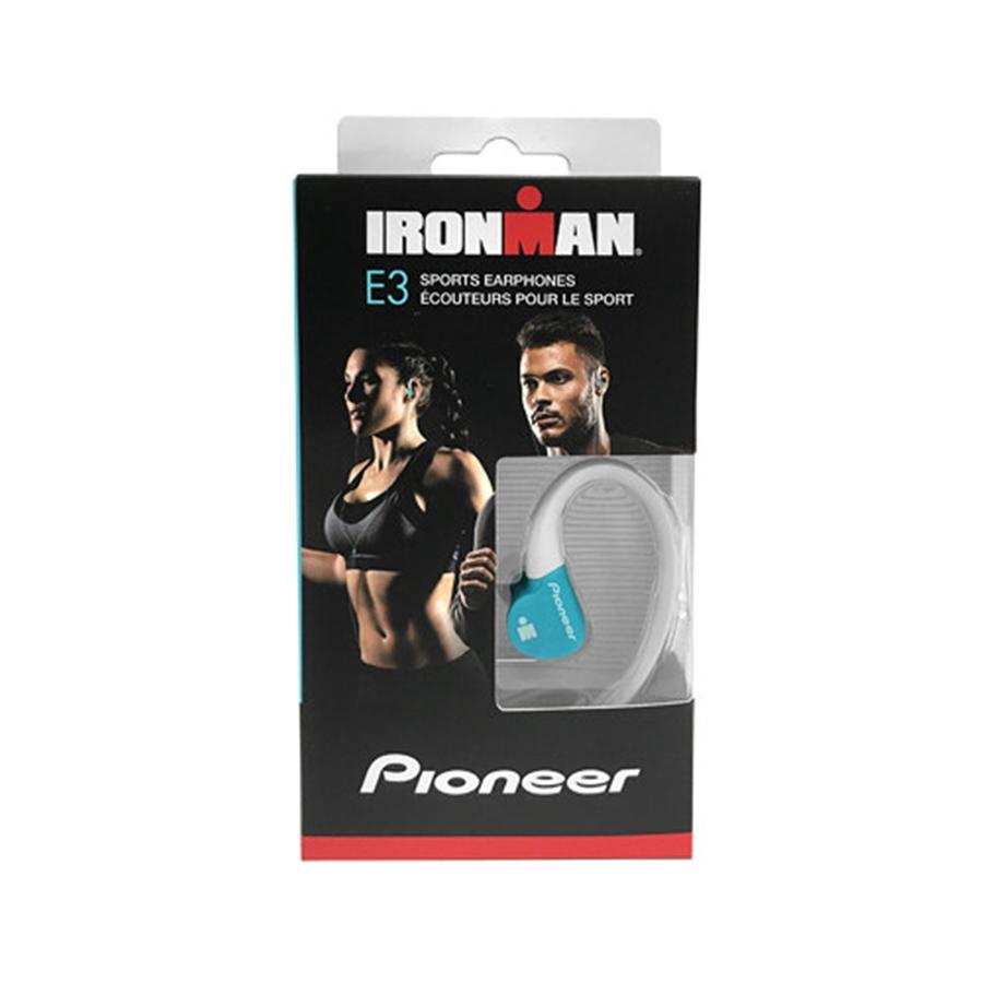 Pioneer SEE3MGR Ecouteurs Sport Ironman Blanc et Aqua - Simple Boutique