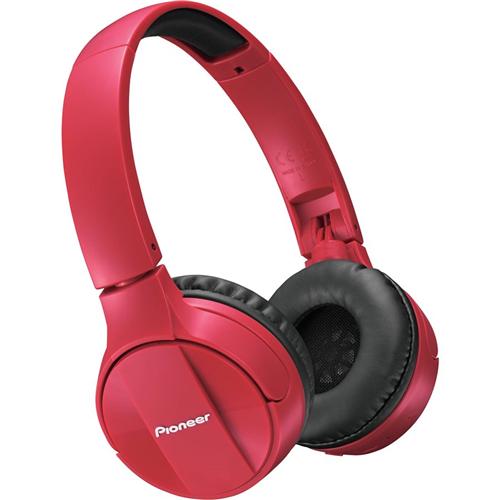 Pioneer SEMJ553BTR Casque D'écoute Bluetoorh Avec Microphone Rouge - Simple Boutique