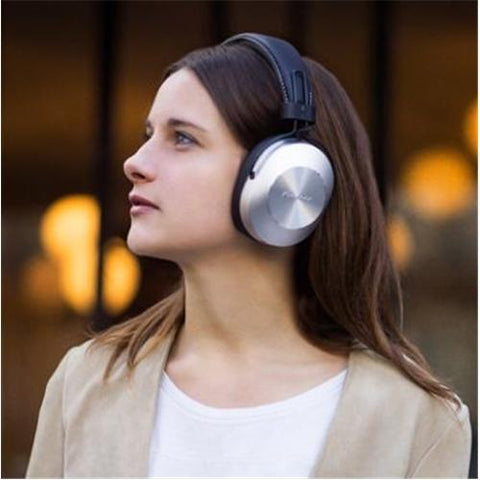 Pioneer SEMS7BTS Casque D'écoute Bluetooth Haute-Résolution Avec Microphone NFC Argent