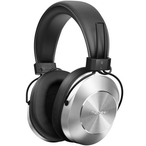 Pioneer SEMS7BTS Casque D'écoute Bluetooth Haute-Résolution Avec Microphone NFC Argent - Simple Boutique