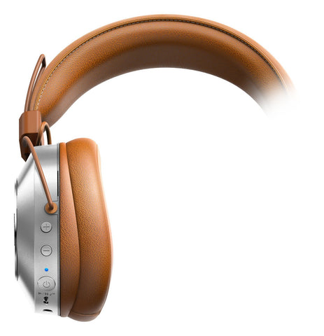 Pioneer SEMS7BTT HI-RES Casque d'Écoute Haute Résolution avec Bluetooth et Microphone Tan