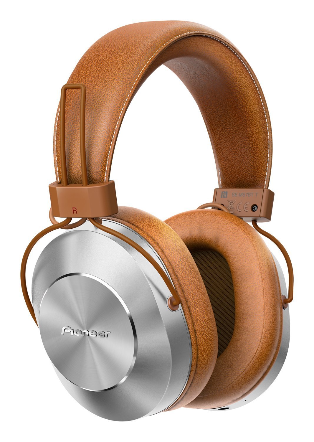 Pioneer SEMS7BTT HI-RES Casque d'Écoute Haute Résolution avec Bluetooth et Microphone Tan - Simple Boutique
