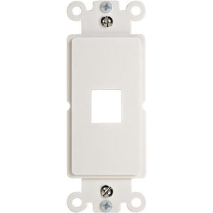 Plaque murale "Decora" Keystone blanche 1 ouverture - Simple Boutique