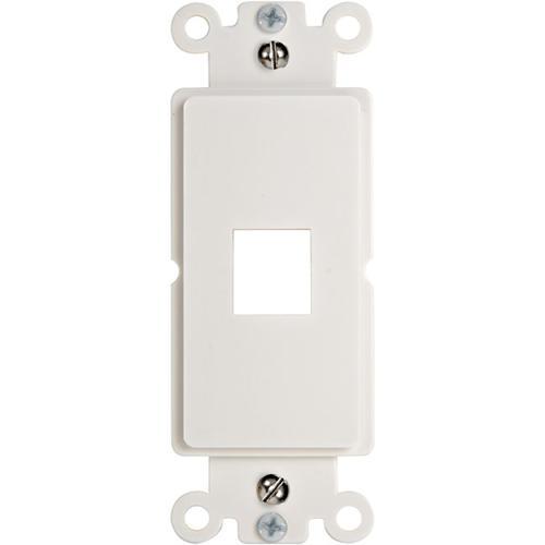 Plaque murale "Decora" Keystone blanche 1 ouverture - Simple Boutique