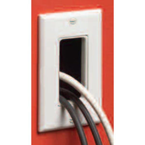 Plaque murale "Pass-thru" SIMPLE Blanc Réversible Horiz. DECORA - Simple Boutique