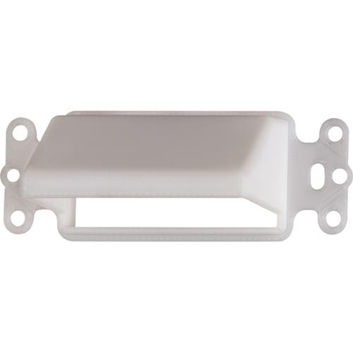 Plaque murale "Pass-thru" SIMPLE Blanc Réversible Horiz. DECORA - Simple Boutique