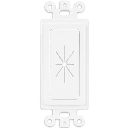 Plaque murale "Pass-thru" pour câbles flexible blanche - DECORA - Simple Boutique
