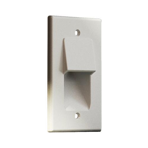 Plaque murale "Pass-thru" pour tout câbles SIMPLE blanc GT - Simple Boutique