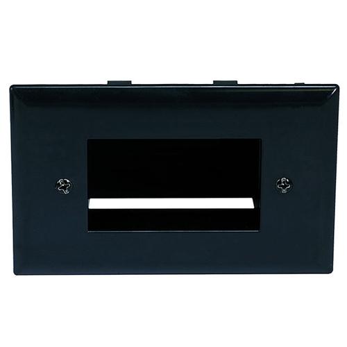 Plaque murale pass-thru EZ-mount Simple - Noire - Simple Boutique