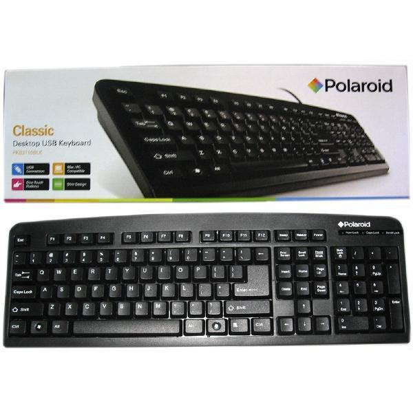 Polaroid PKB3110 Clavier Avec Fil Anglais Noir - Simple Boutique