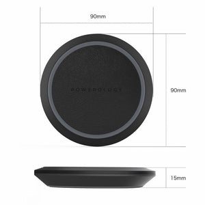 Powerology - Chargeur de Téléphone de Surface, Sans-Fil, 10W, Noir - Simple Boutique