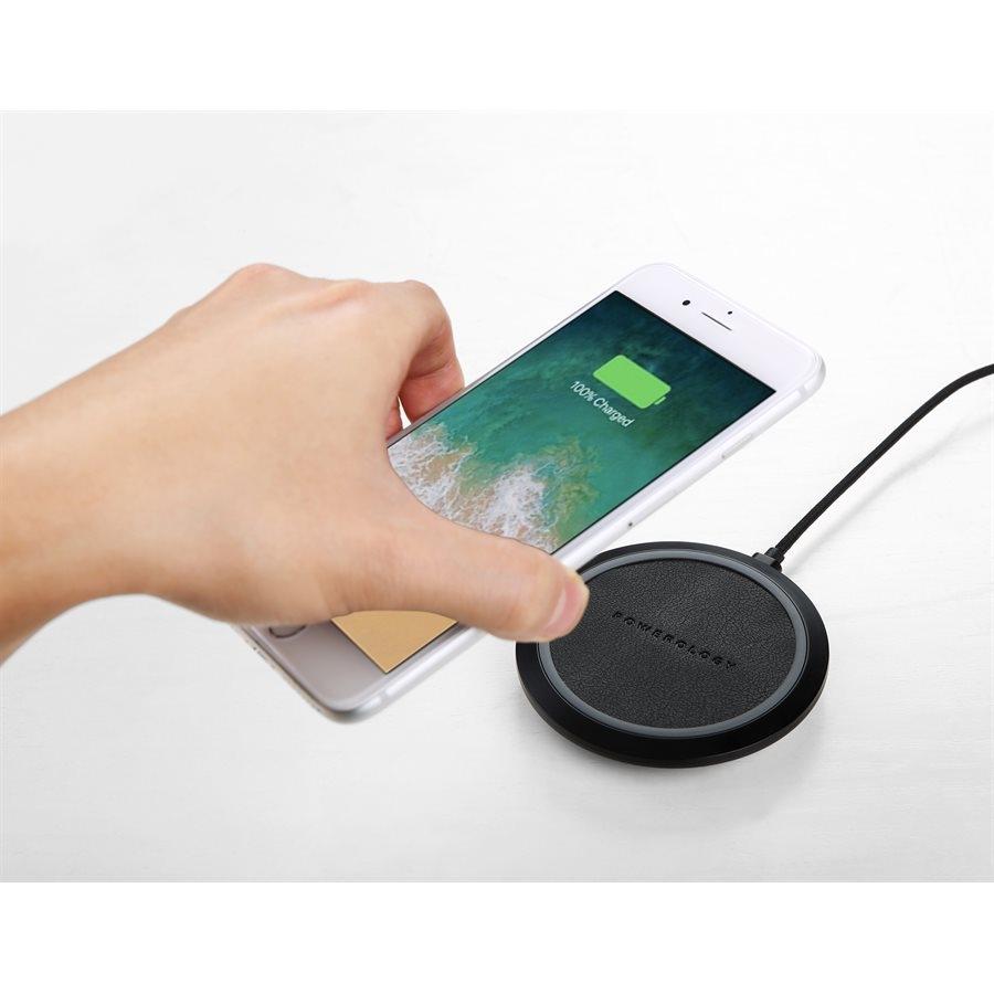 Powerology - Chargeur de Téléphone de Surface, Sans-Fil, 10W, Noir - Simple Boutique