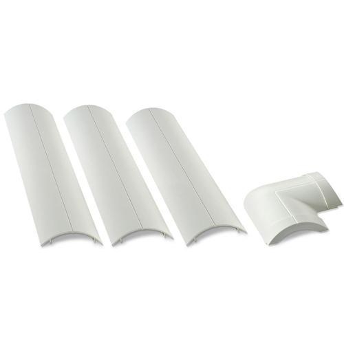 Prime Mounts Cache-câble blanc peinturable auto-adhésif 3x16po + accessoires