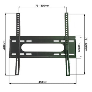 Prime Mounts PMD F100 Support Mural Fixe Mince LCD LED PLASMA 23" à 42" - Simple Boutique