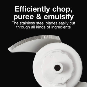 Proctor Silex - Mini Robot Culinaire/Hachoir à Légumes, Capacité 1.5 Litre, Blanc - Simple Boutique