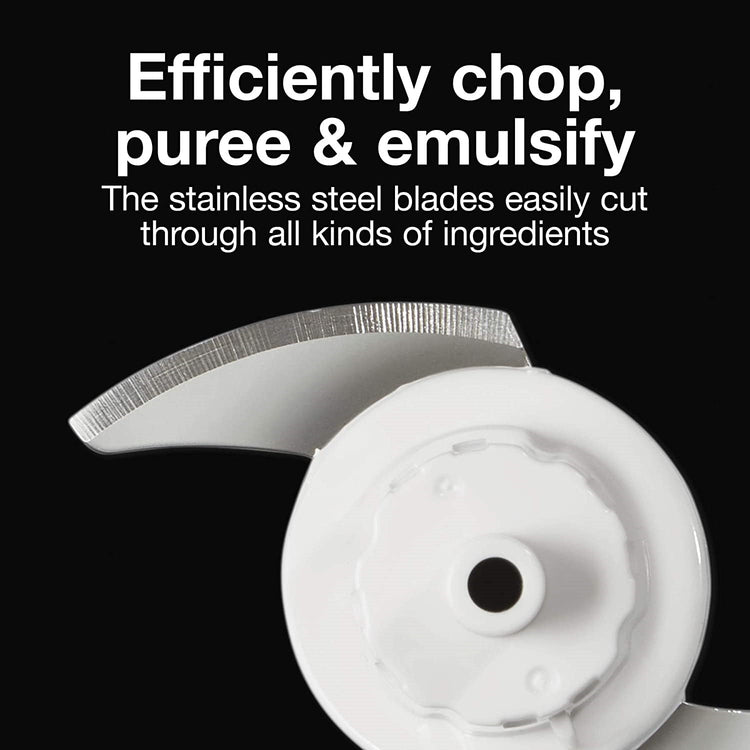 Proctor Silex - Mini Robot Culinaire/Hachoir à Légumes, Capacité 1.5 Litre, Blanc - Simple Boutique
