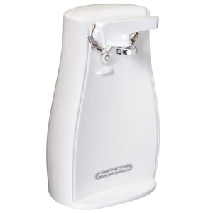 Proctor Silex - Ouvre-Boite Électrique avec Aiguiseur à Couteaux, Blanc - Simple Boutique
