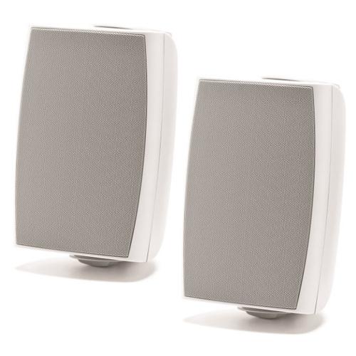 Prologue AS-105W Haut-Parleurs Intérieur-Extérieur 5.25" 80W 8 Ohms Ou 70 V Avec Support Mural Inclus Blanc - Simple Boutique