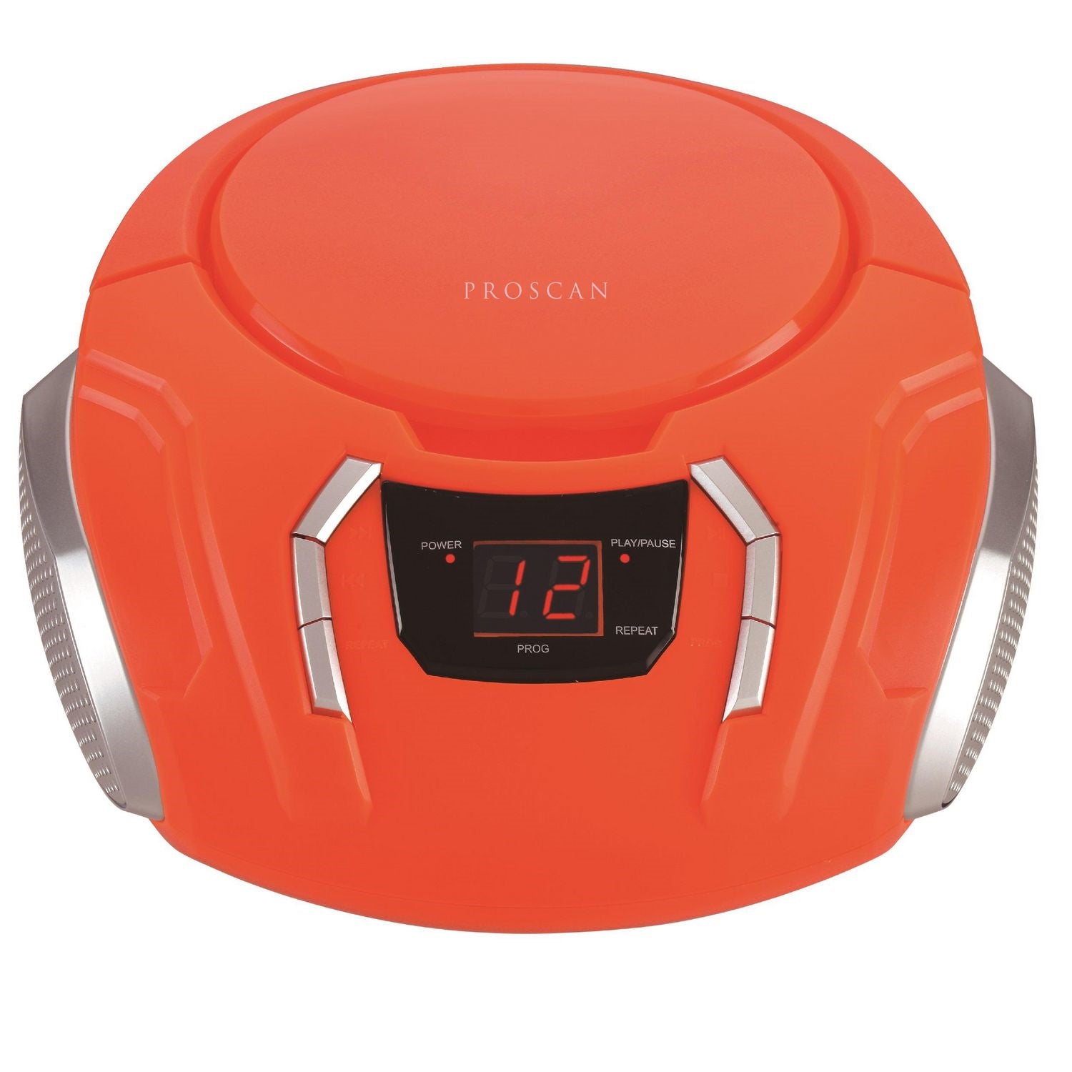 Proscan - BoomBox / Lecteur CD Portable Avec Radio AM/FM et Entrée AUX, Orange - Simple Boutique