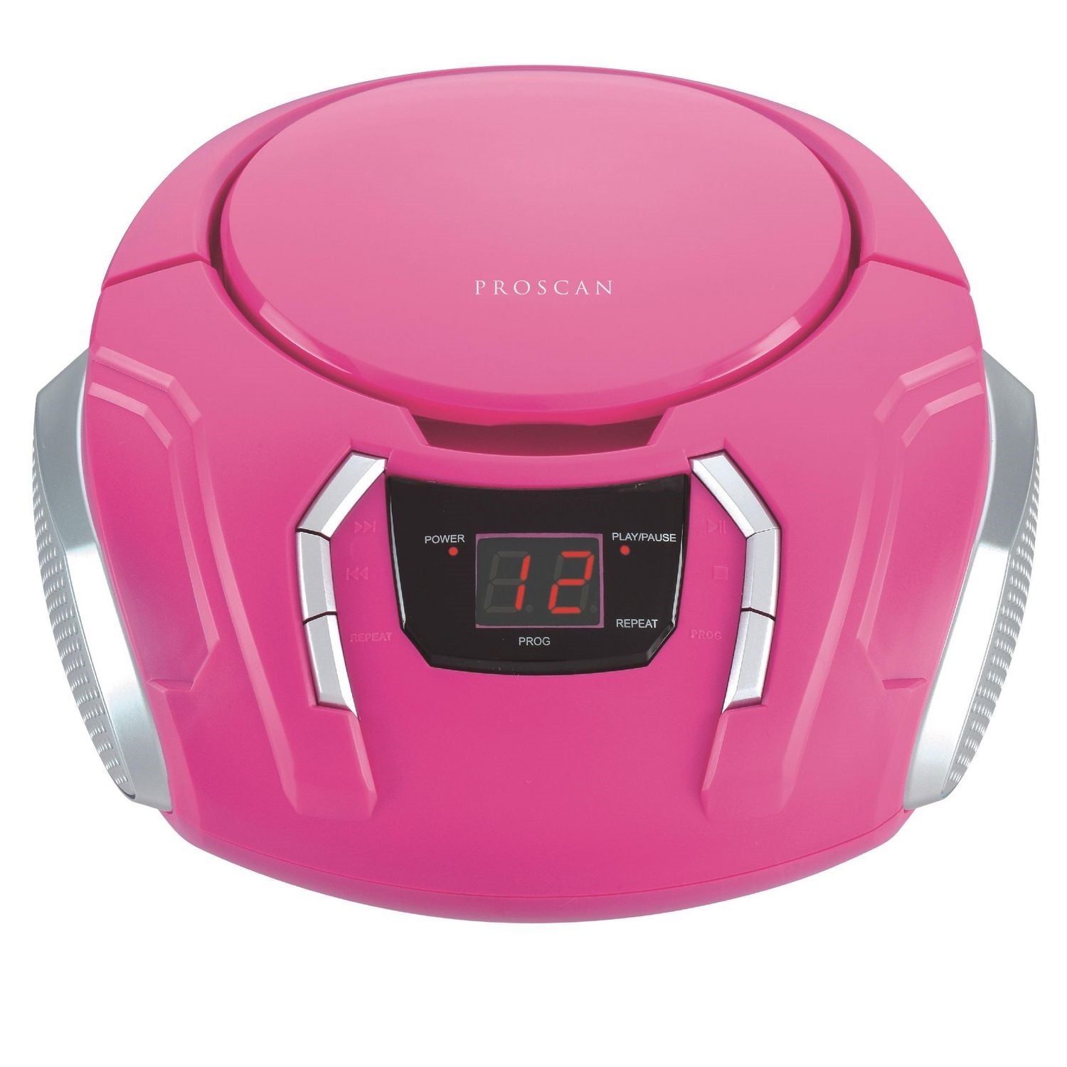 Proscan - BoomBox / Lecteur CD Portable Avec Radio AM/FM et Entrée AUX, Rose - Simple Boutique
