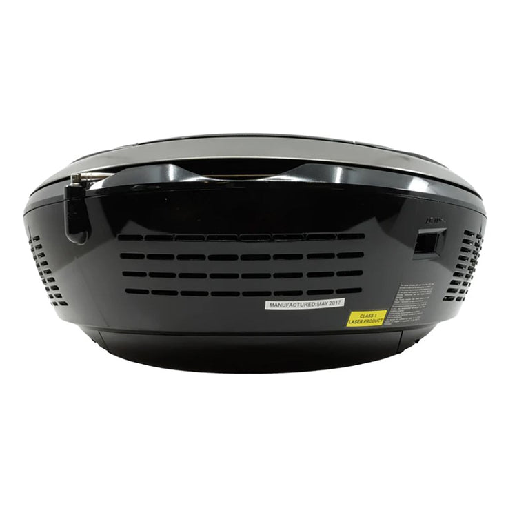 Proscan - BoomBox / Lecteur CD Portable avec Bluetooth, Radio AM/FM et Entrée AUX, Noir - Simple Boutique
