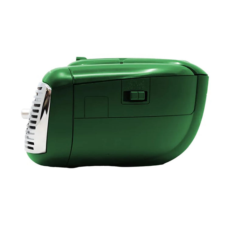 Proscan - BoomBox / Lecteur CD Portable avec Radio AM/FM, Style Rétro, Entrée AUX, Vert - Simple Boutique
