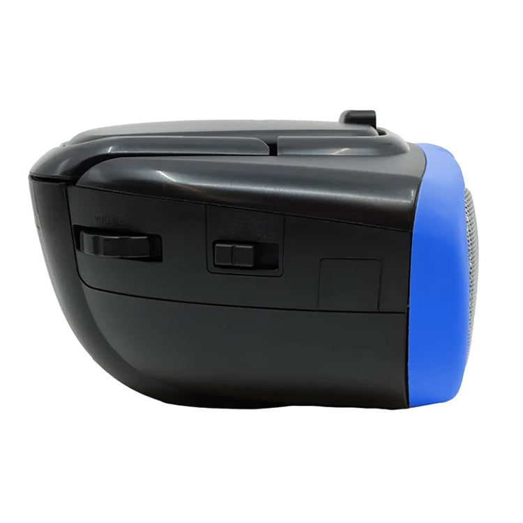 Proscan - BoomBox/Lecteur CD Portable avec Radio AM/FM, Entrée AUX, Bleu - Simple Boutique