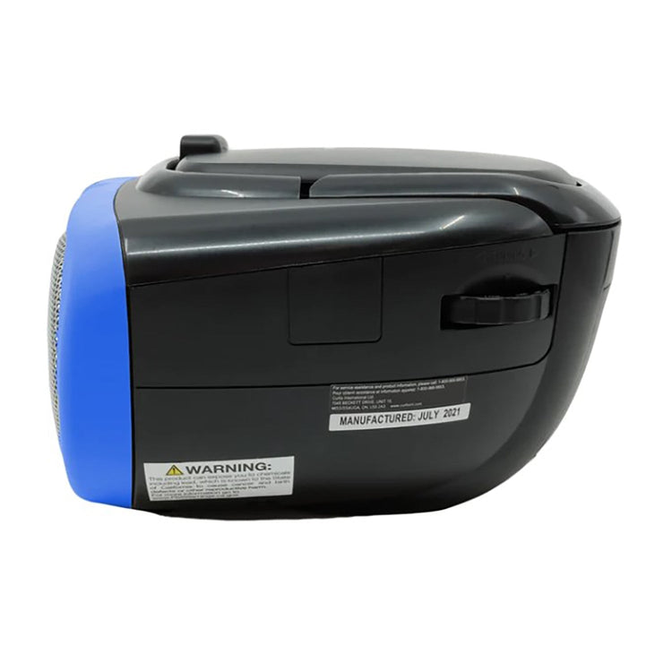 Proscan - BoomBox/Lecteur CD Portable avec Radio AM/FM, Entrée AUX, Bleu - Simple Boutique