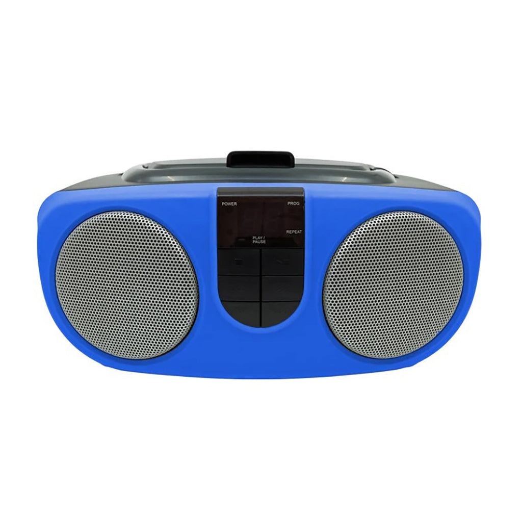 Proscan - BoomBox/Lecteur CD Portable avec Radio AM/FM, Entrée AUX, Bleu