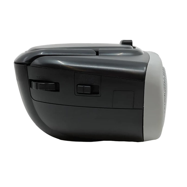 Proscan - BoomBox/Lecteur CD Portable avec Radio AM/FM, Entrée AUX, Gris - Simple Boutique