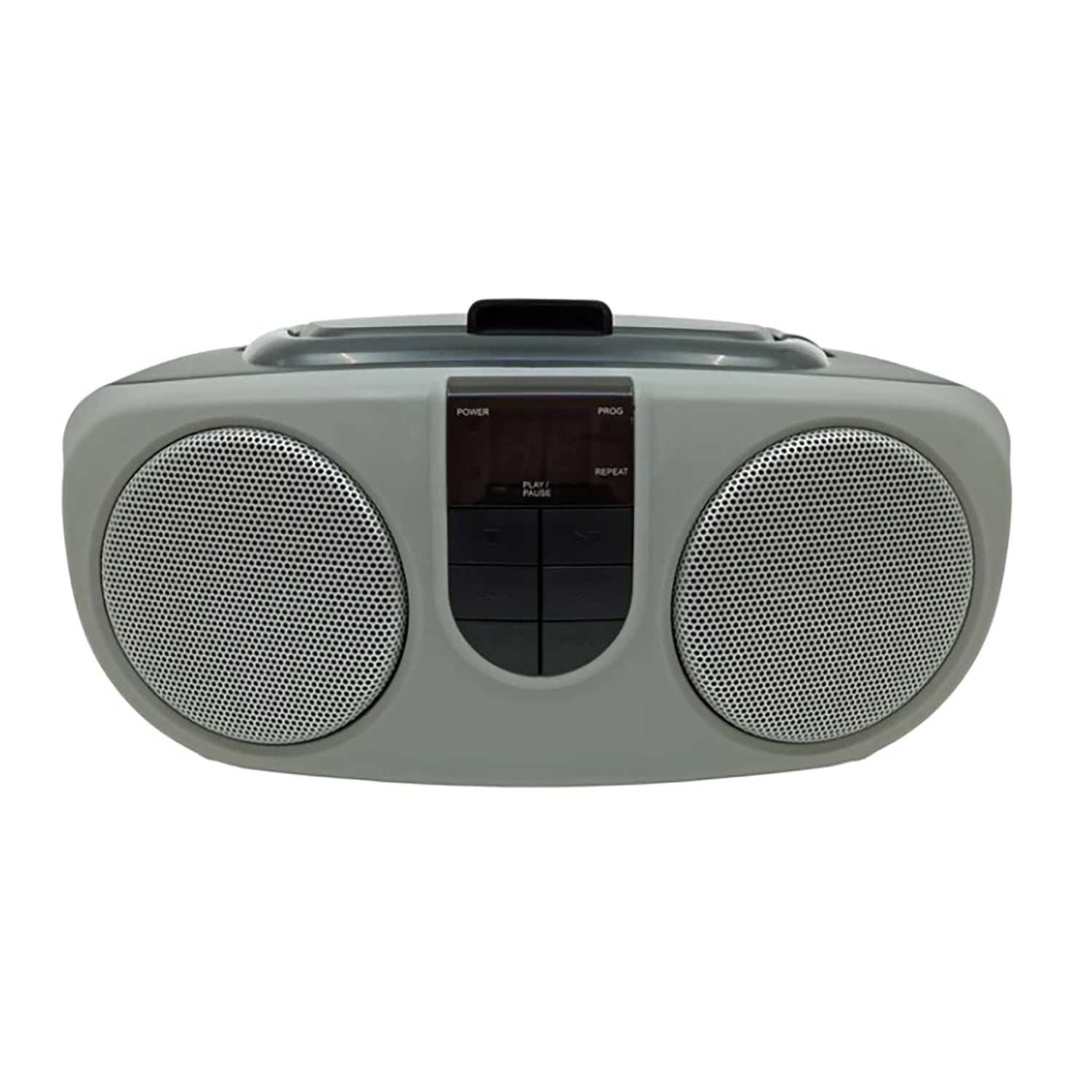 Proscan - BoomBox/Lecteur CD Portable avec Radio AM/FM, Entrée AUX, Gris - Simple Boutique