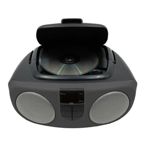 Proscan - BoomBox/Lecteur CD Portable avec Radio AM/FM, Entrée AUX, Noir - Simple Boutique