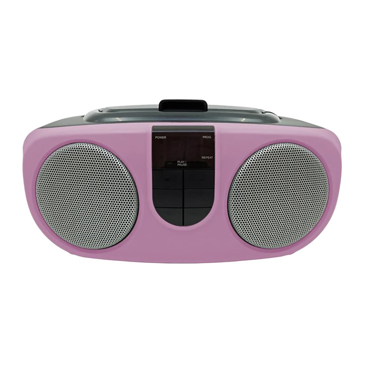 Proscan - BoomBox/Lecteur CD Portable avec Radio AM/FM, Entrée AUX, Rose - Simple Boutique
