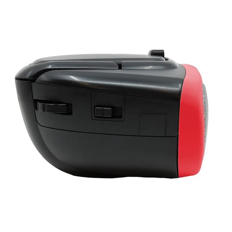 Proscan - BoomBox/Lecteur CD Portable avec Radio AM/FM, Entrée AUX, Rouge - Simple Boutique