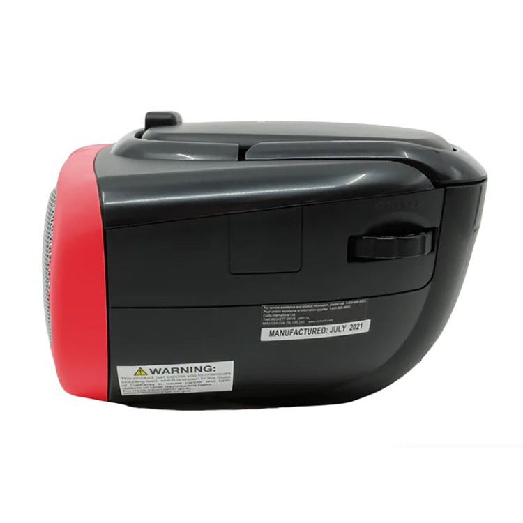 Proscan - BoomBox/Lecteur CD Portable avec Radio AM/FM, Entrée AUX, Rouge - Simple Boutique