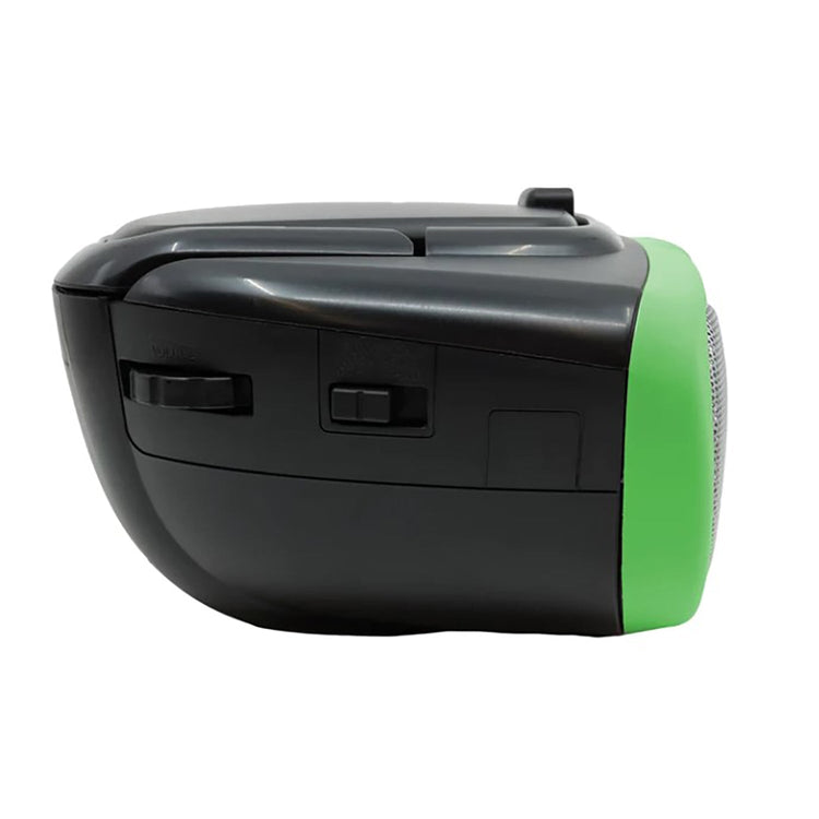 Proscan - BoomBox/Lecteur CD Portable avec Radio AM/FM, Entrée AUX, Vert - Simple Boutique