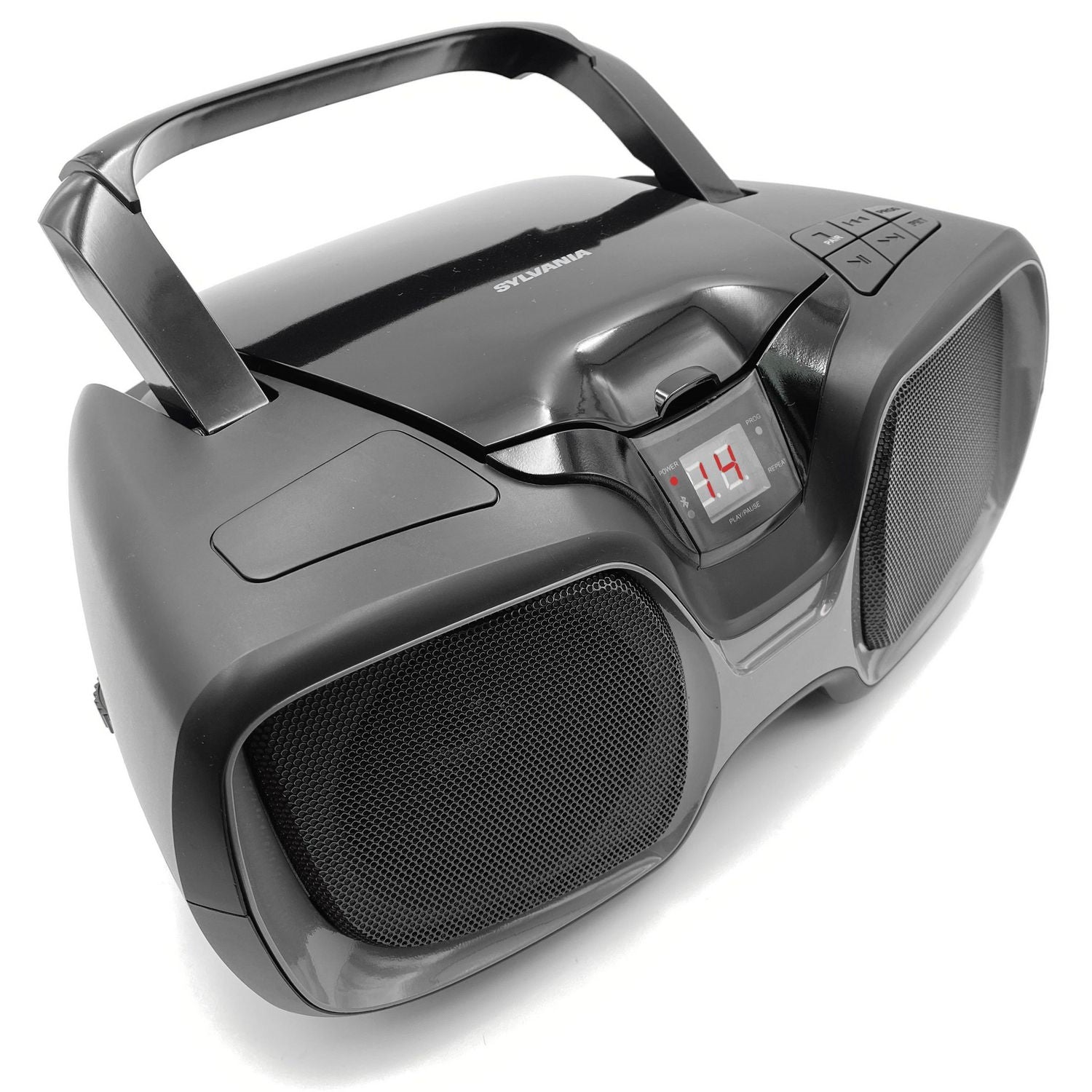 Proscan - BoomBox/Lecteur CD avec Bluetooth, Radio AM/FM et Entrée AUX, Noir - Simple Boutique